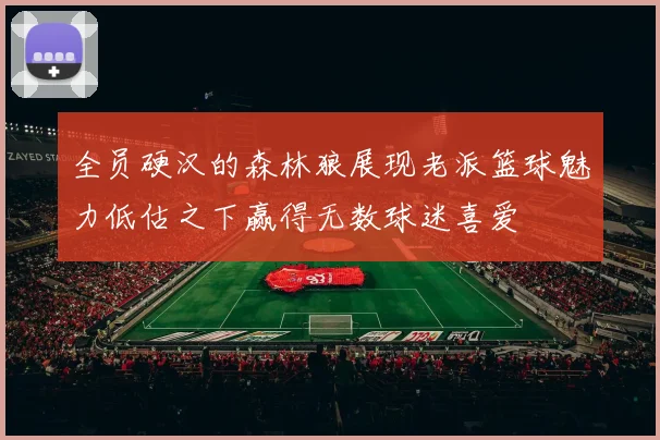 全员硬汉的森林狼展现老派篮球魅力低估之下赢得无数球迷喜爱